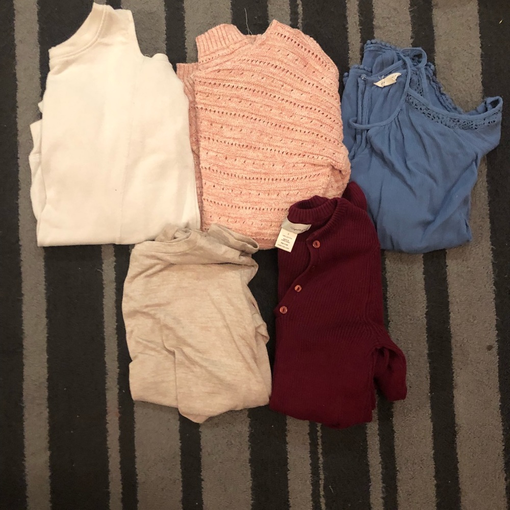 5 long sleeve shirts (small)